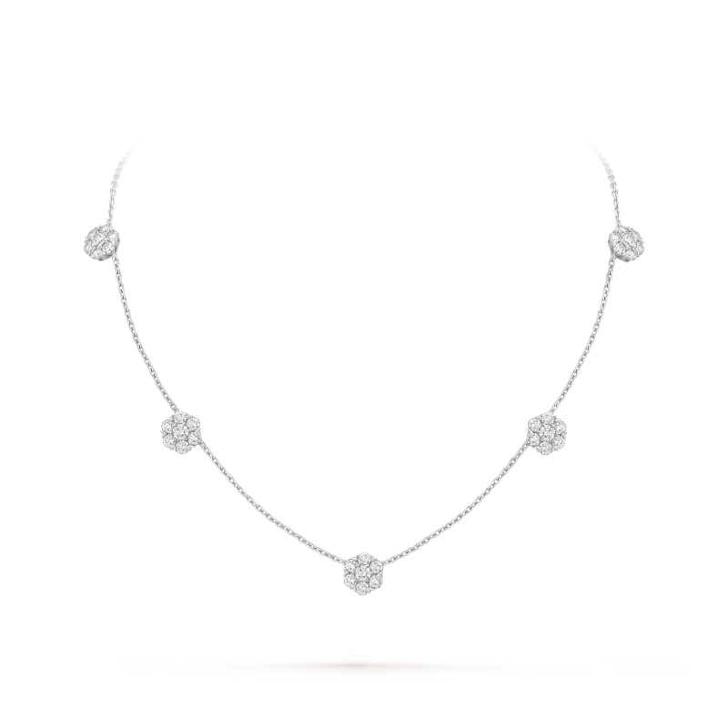 Replicate Fleurette necklace, 5 flowers(1:1 replica) - Original Replica Club