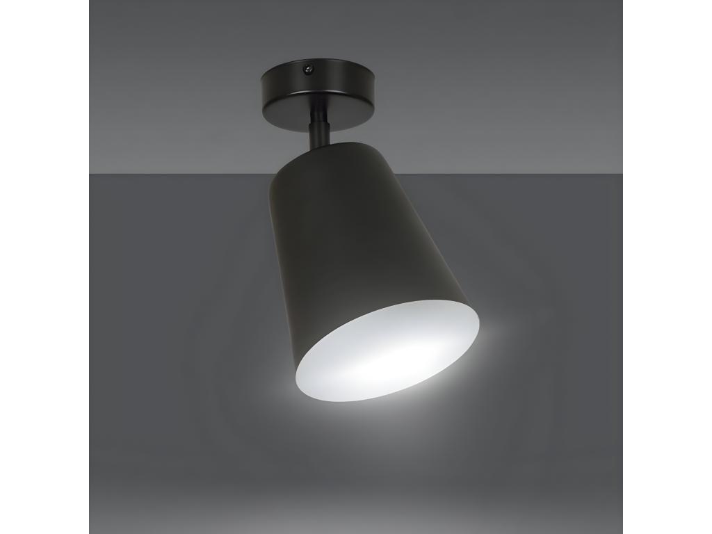 Foco Prism, Negro, 15x30x15 cm, Casaplu