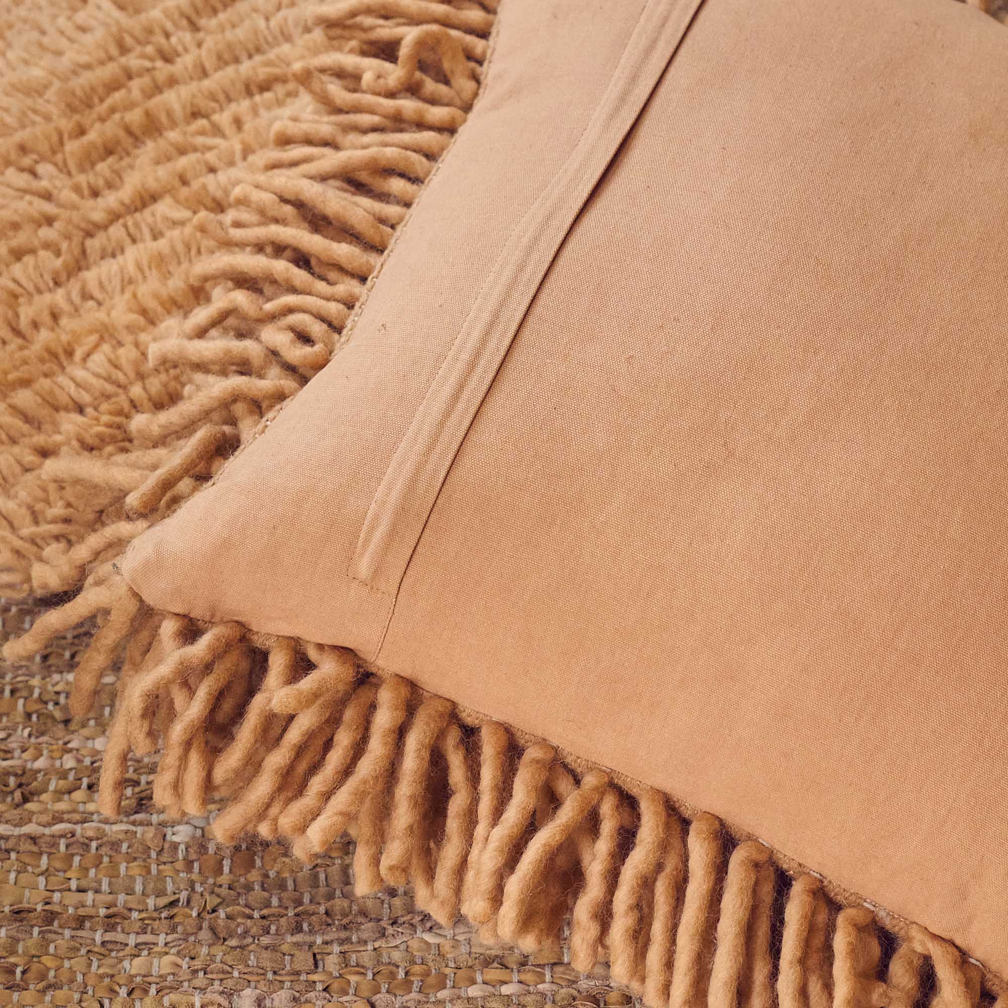 Jensen Textured Cushion, Peach