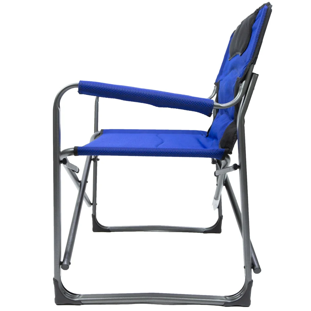 Ozark Trail Camping Director Chair XXL, Blue, Adult, 10lbs - Image 3