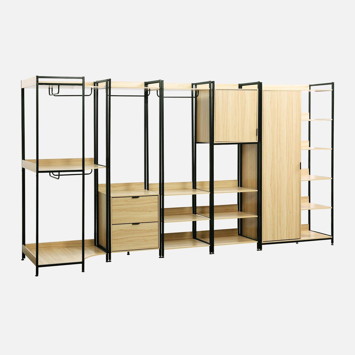 Clever - Kit de vestidor modular con 5 elementos