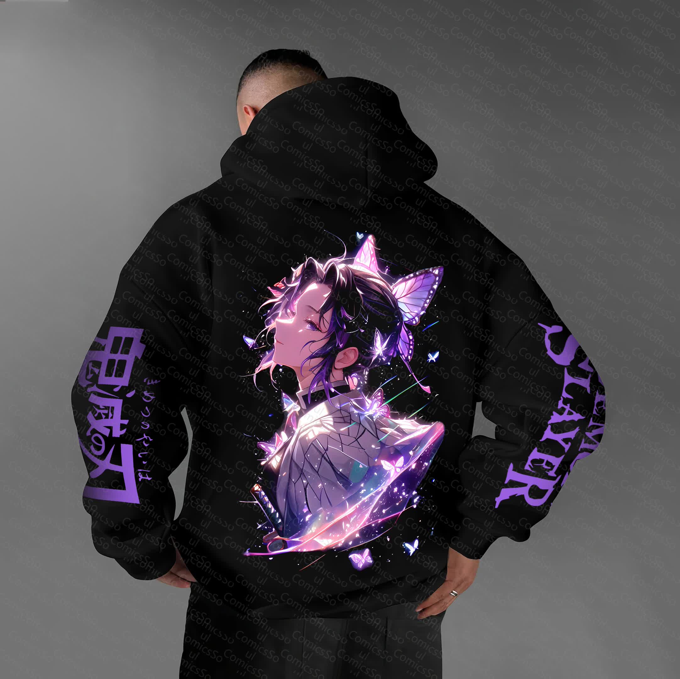 Unisex “Comicssoul” Anime Graphic Streetwear Vintage Hoodie