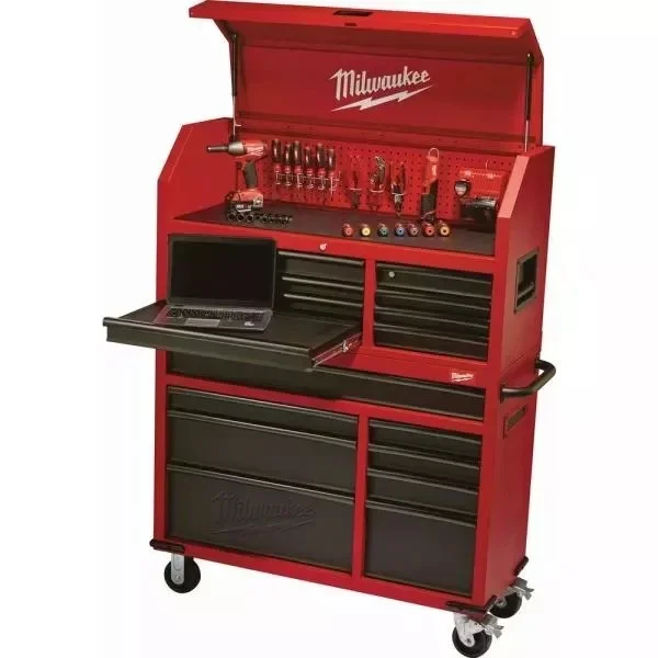 WAYFAIR 46 IN. 8-DRAWER ROLLER CABINET TOOL CHEST IN RED/BLACK TEXTURED