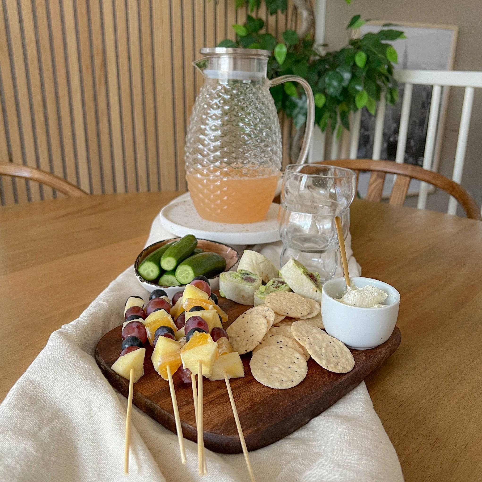 Krumble Karaf schubbenpatroon met filter - 1,5 L - Glas