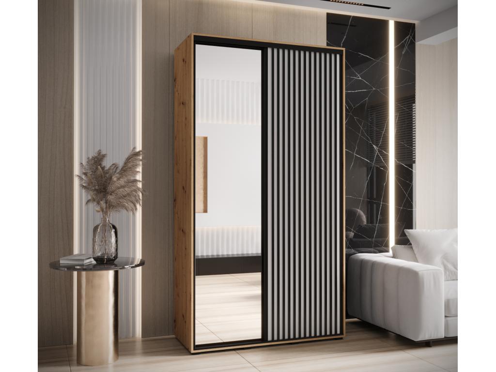 ARMARIO Nestliq 2 DE PUERTAS CORREDERAS 235 - 2/130/45 2 puertas artisan/blanco