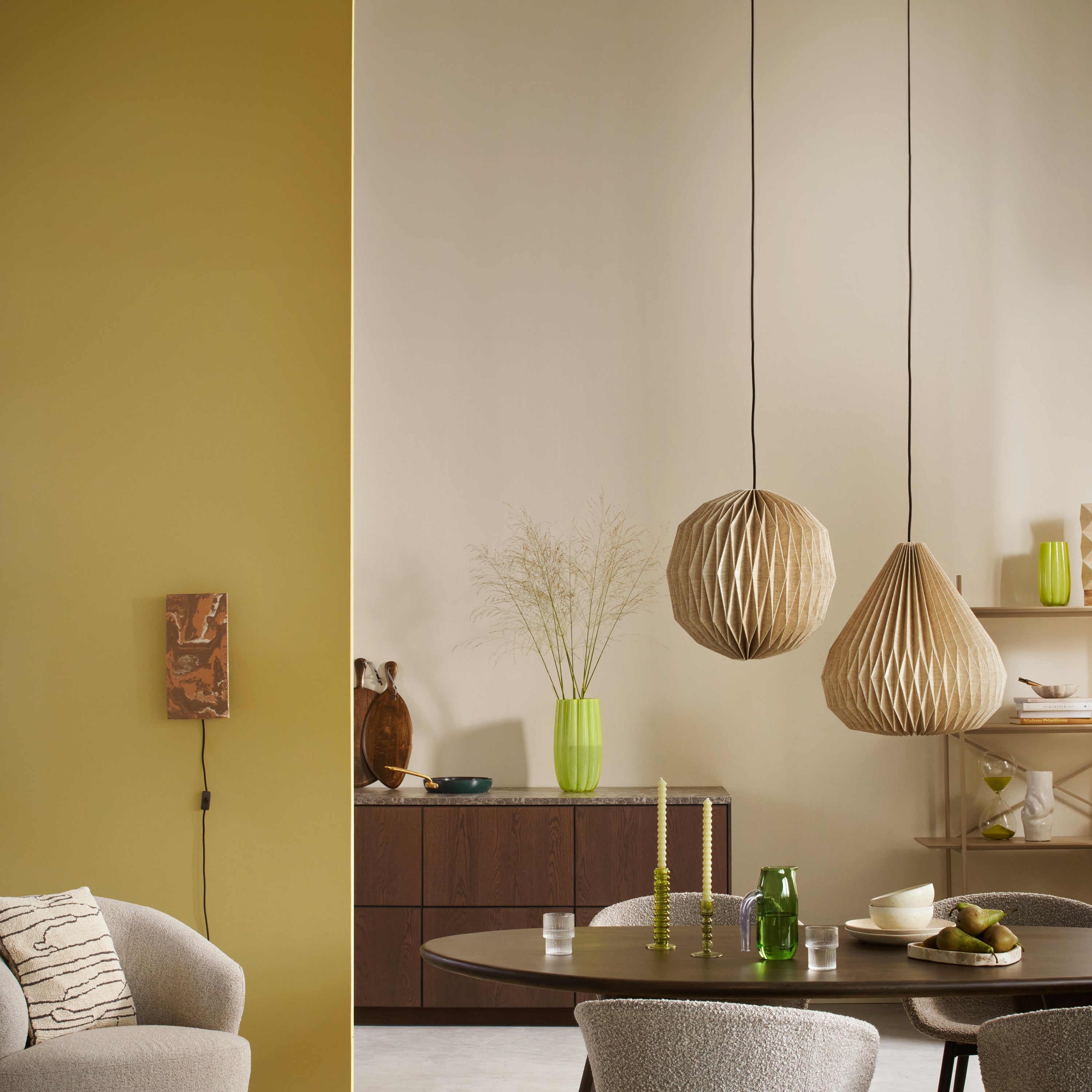 by fonQ Linen Hanglamp Ø 40 cm - Rond