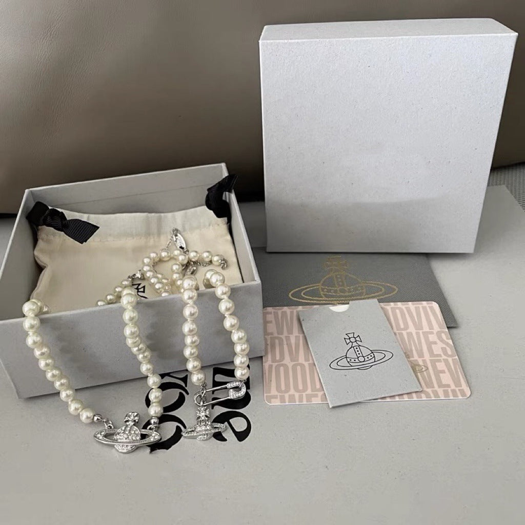 Vivienne Westwood Saturn Necklace - Original Replica Club