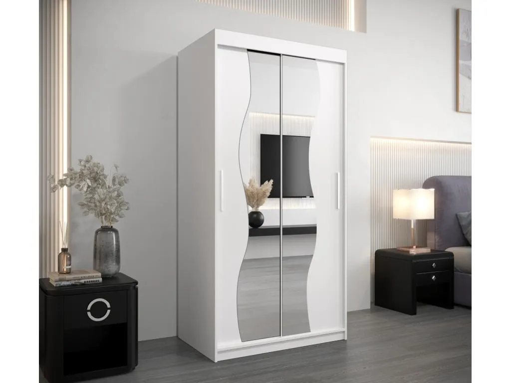ARMARIO Luxmbls DE PUERTAS CORREDERAS 200/100/62 2 puertas (blanco/blanco) 52217NPVY