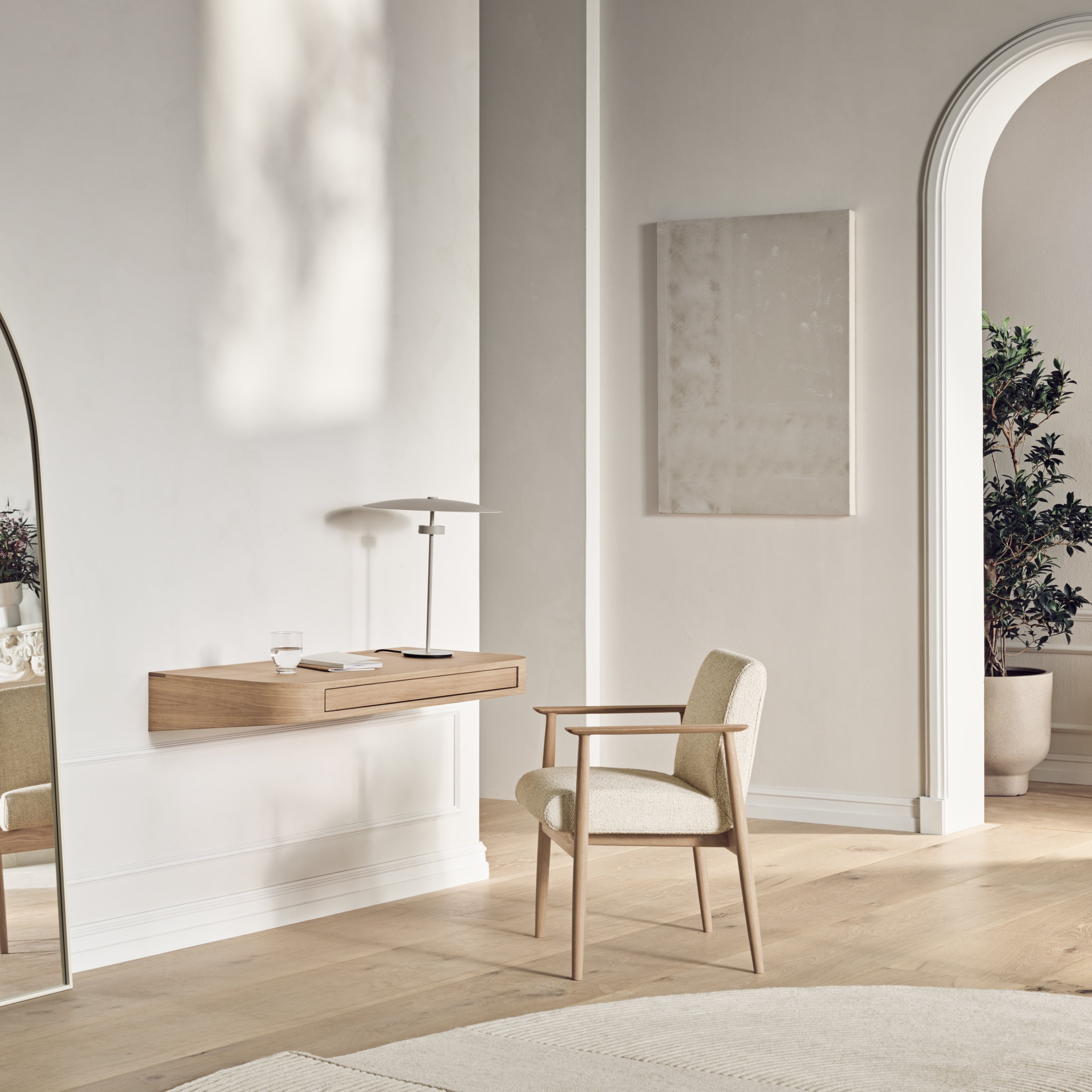 Bolia Vala Bureau - B 110 x D 50 cm - Geolied Eiken