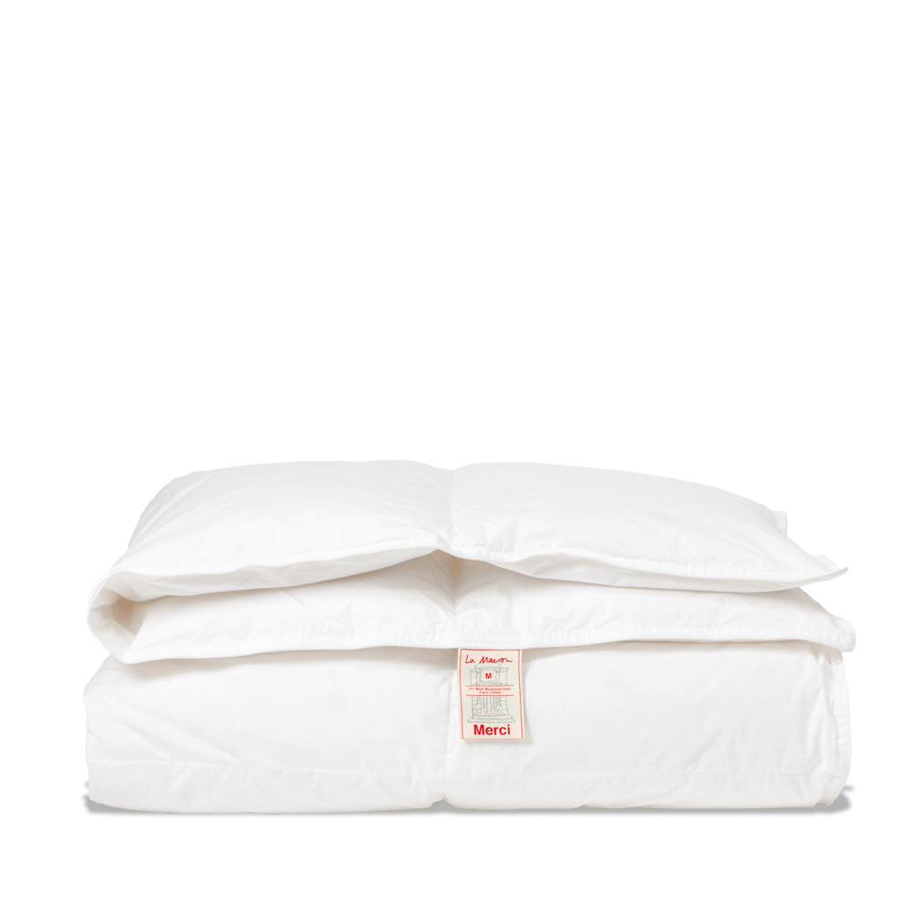 Couette en duvet naturel et plumettes - Blanc