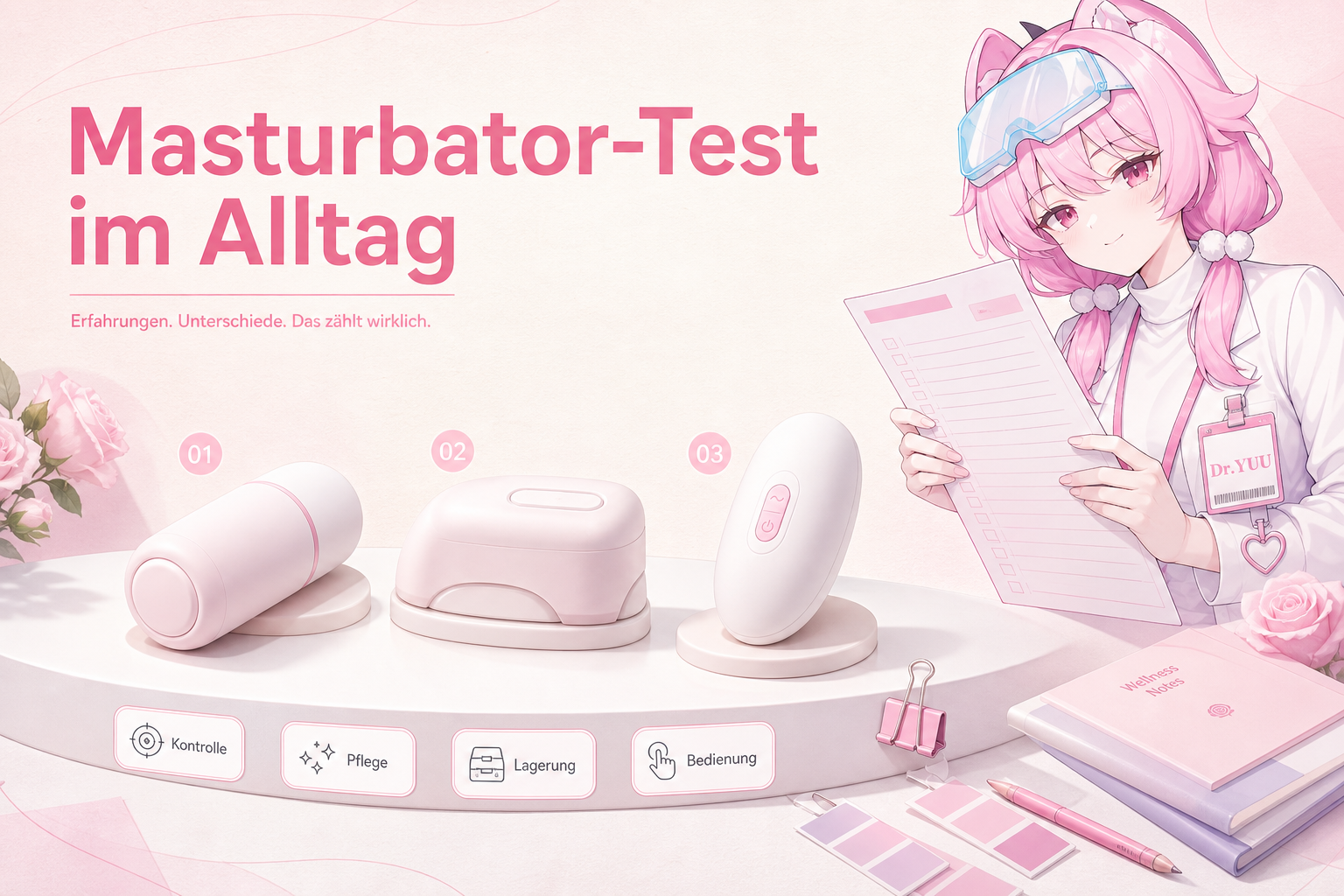 Drei Masturbator-Bauformen im Vergleich für einen Alltagstest