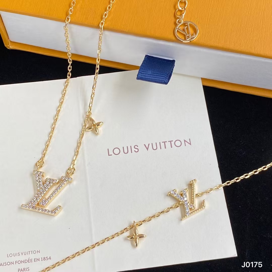 Louis Vuitton Diamond LV Letters Bracelet - Original Replica Club