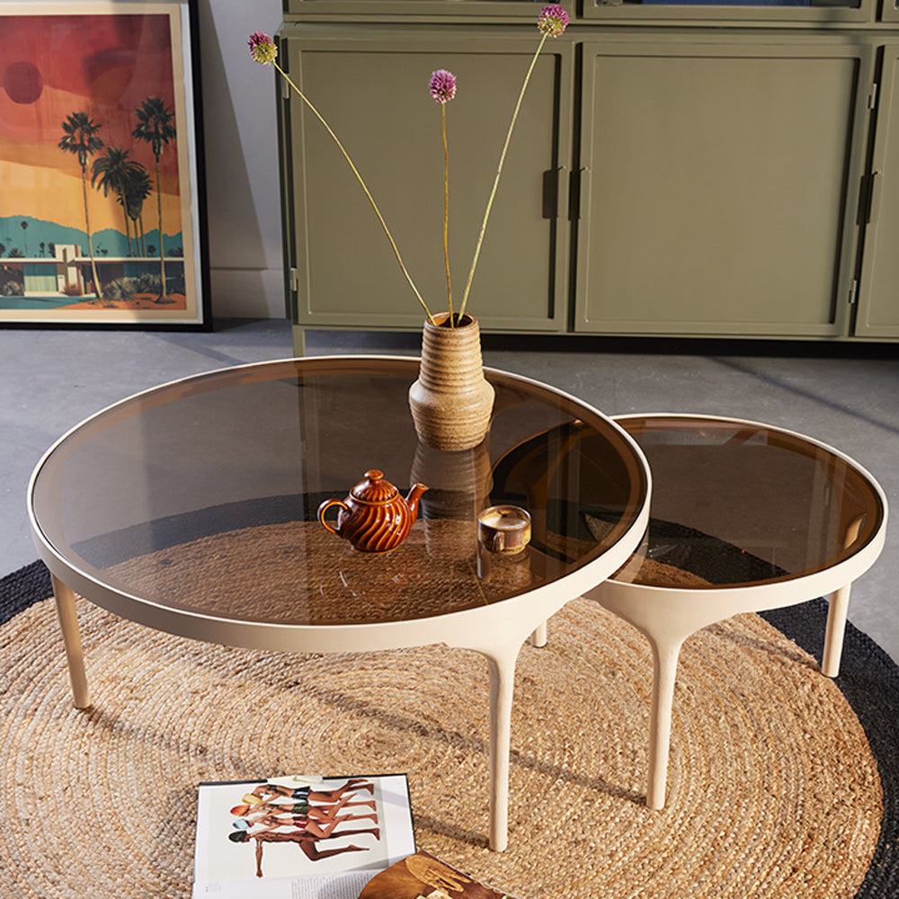 New Routz Mantana Salontafel H 37 x Ø 60 cm - Zand