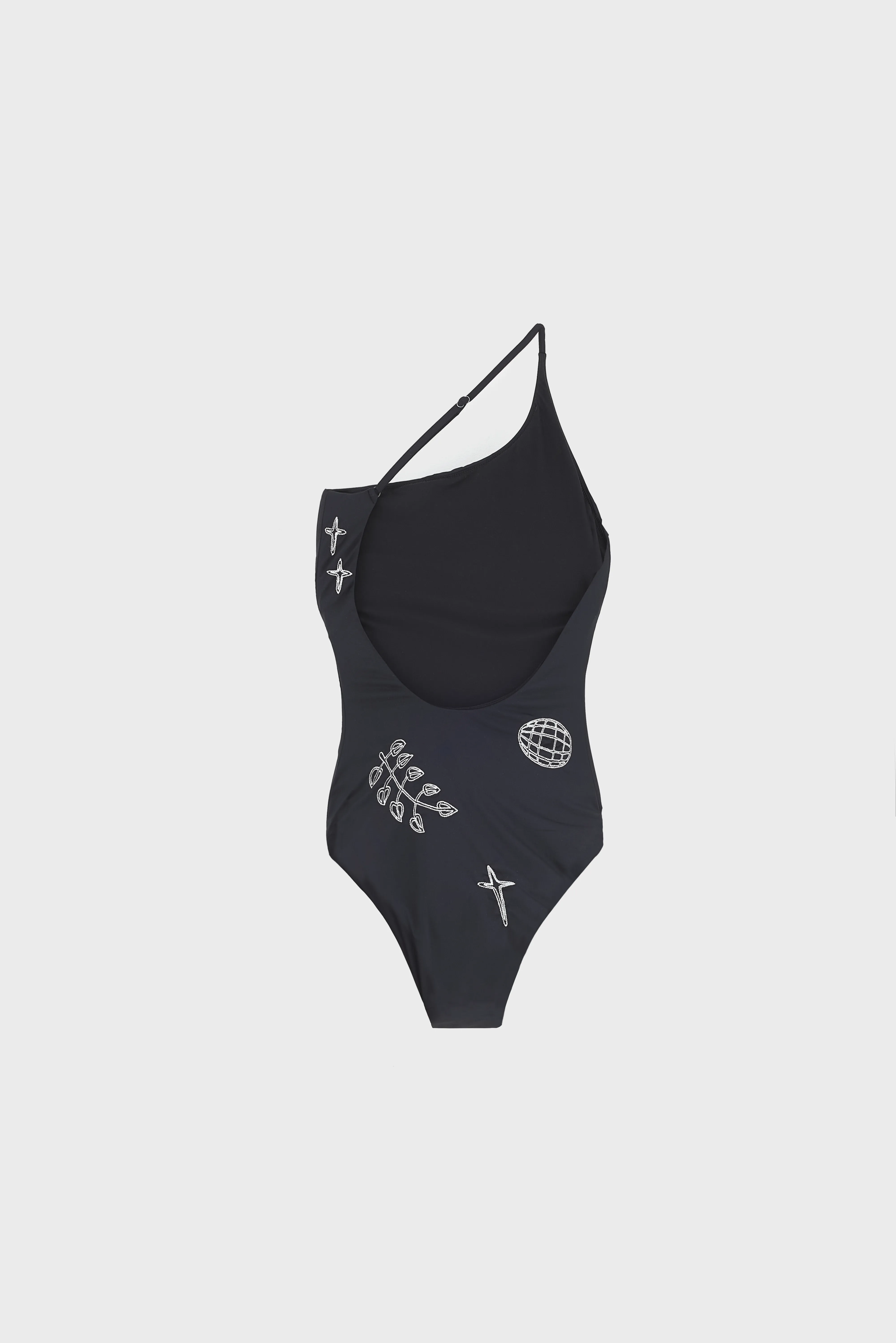 Bellerose Embroidered Tuffo Swimsuit  (261 / W / BLACK)