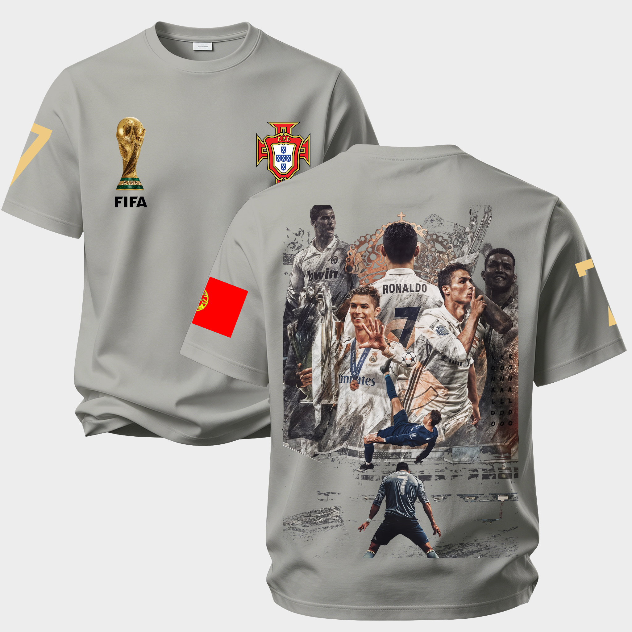 Retro #7 Football Player Printed Unisex Oversized T-shirt