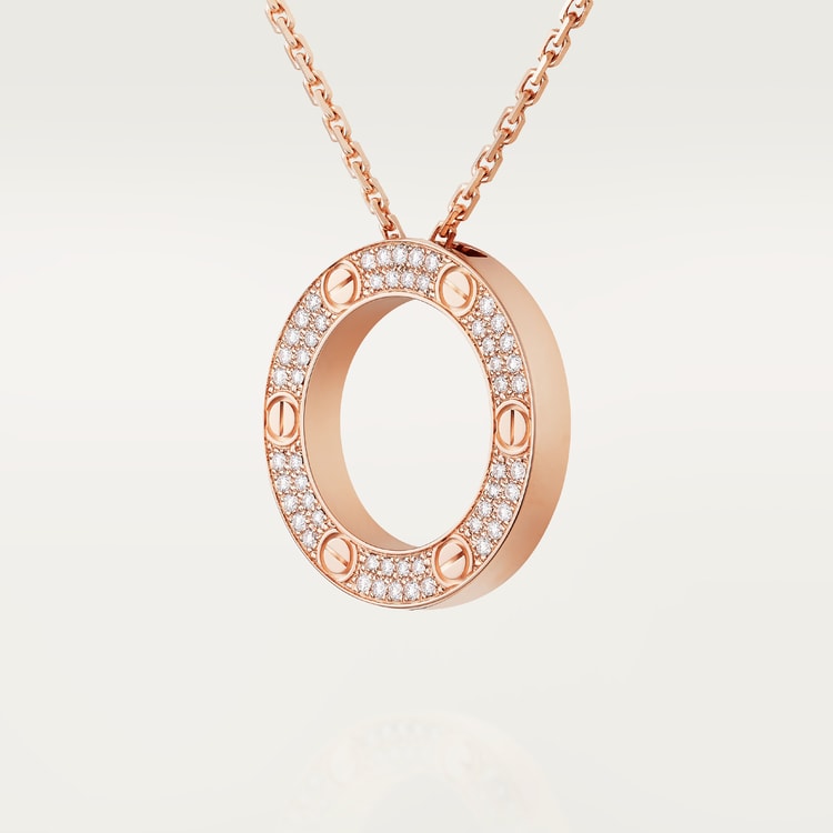 Replicate LOVE pendant, paved(1:1 replica) - Original Replica Club