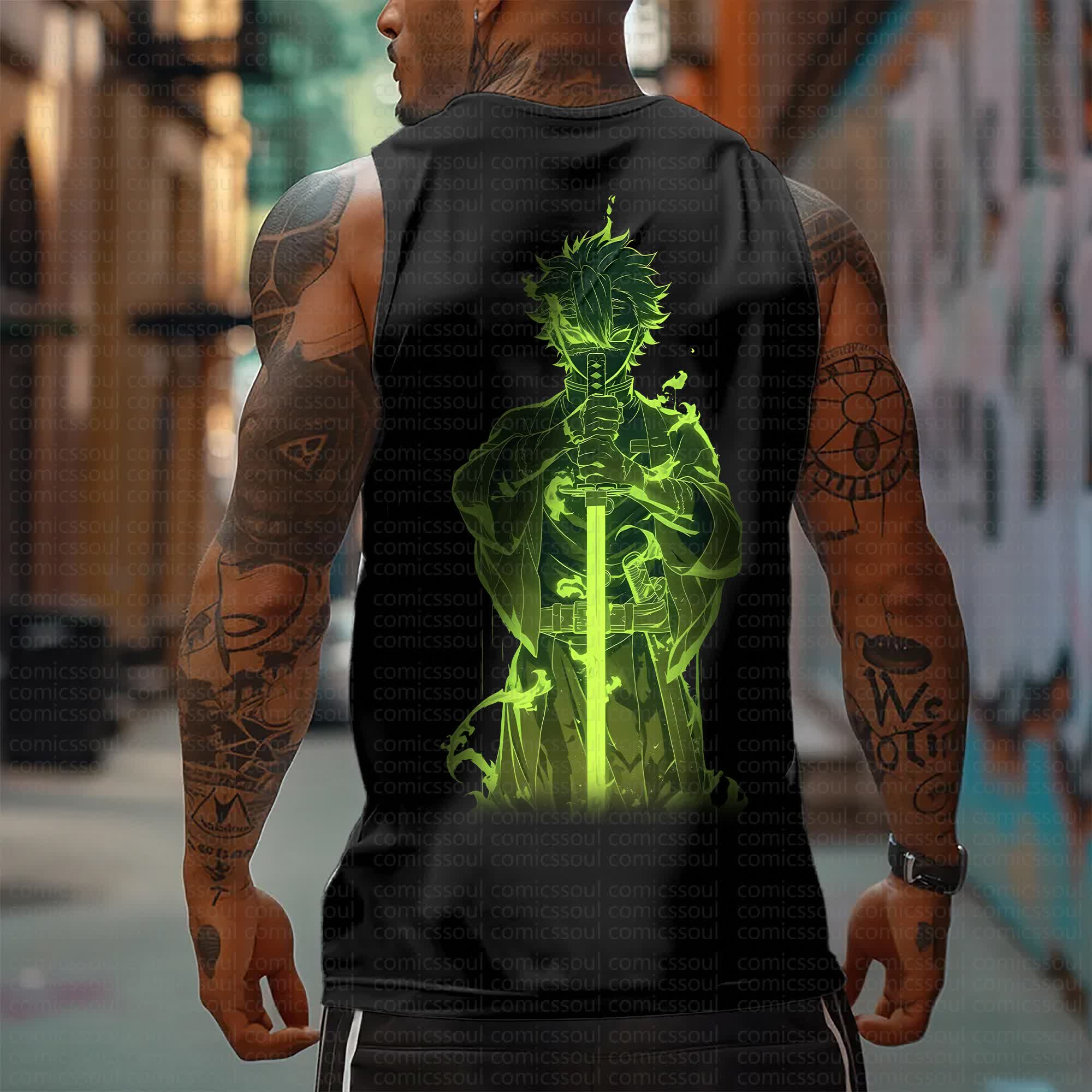 Unisex  “Comicssoul” Casual Anime  Tank Top