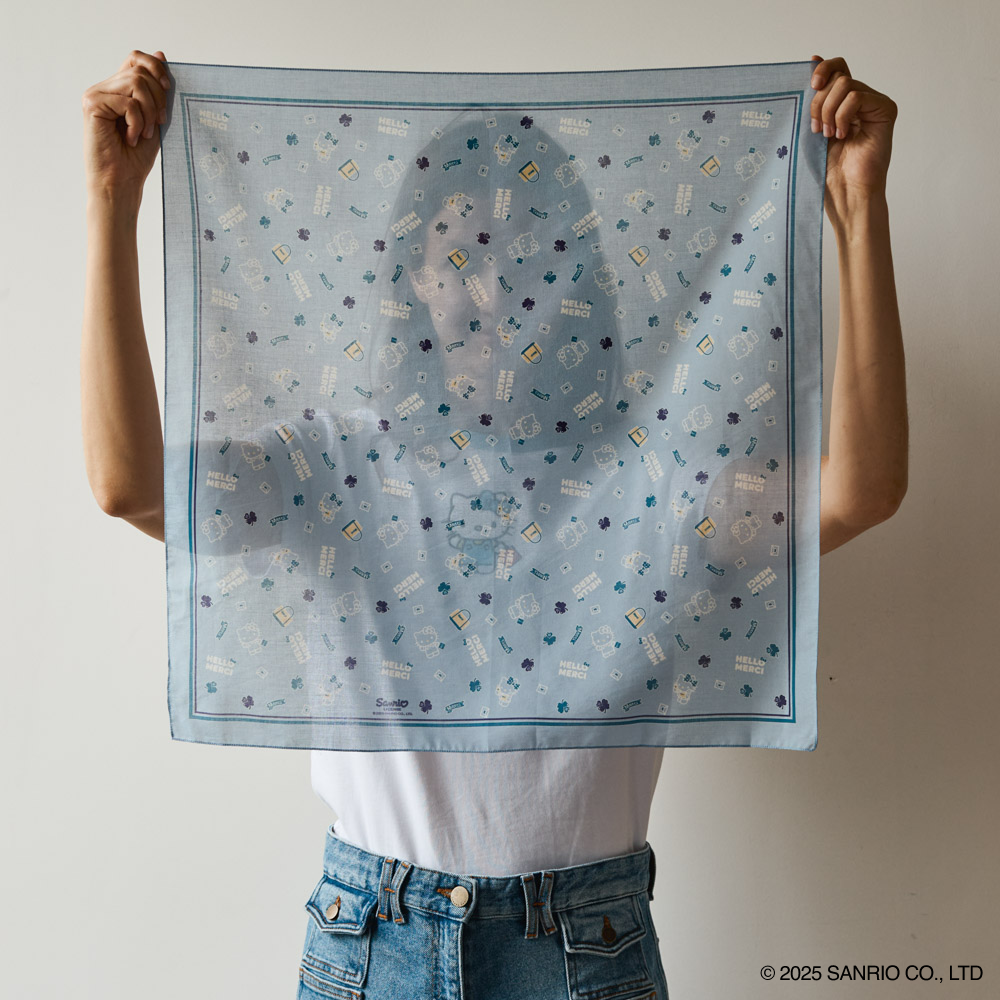 Hello Kitty x Merci  - Bandana - Bleu Pastel