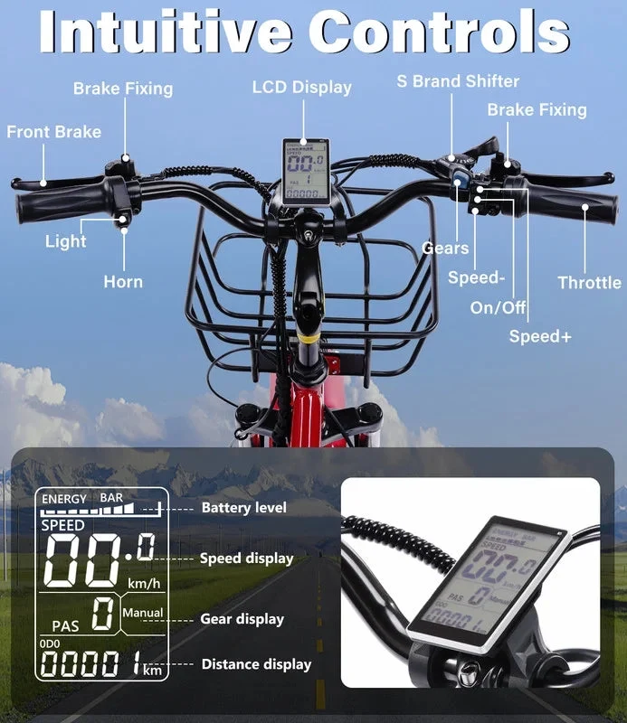 YEBEI Folding Electric Tricycle for Adults, 500W Motor, 48V15AH Lithium Battery, 20 x 4.0 in Fat Tires - Image 45 YEBEI Folding Electric Tricycle for Adults, 500W Motor, 48V15AH Lithium Battery, 20 x 4.0 in Fat Tires - Image 45
