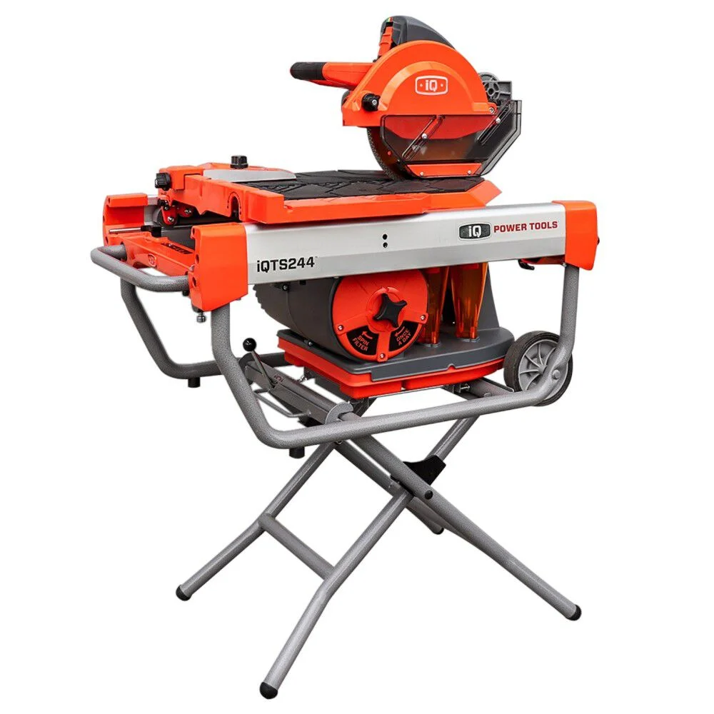 IQ Power Tools TS244 10" Dry Cut Tile Saw with Stand - Image 2