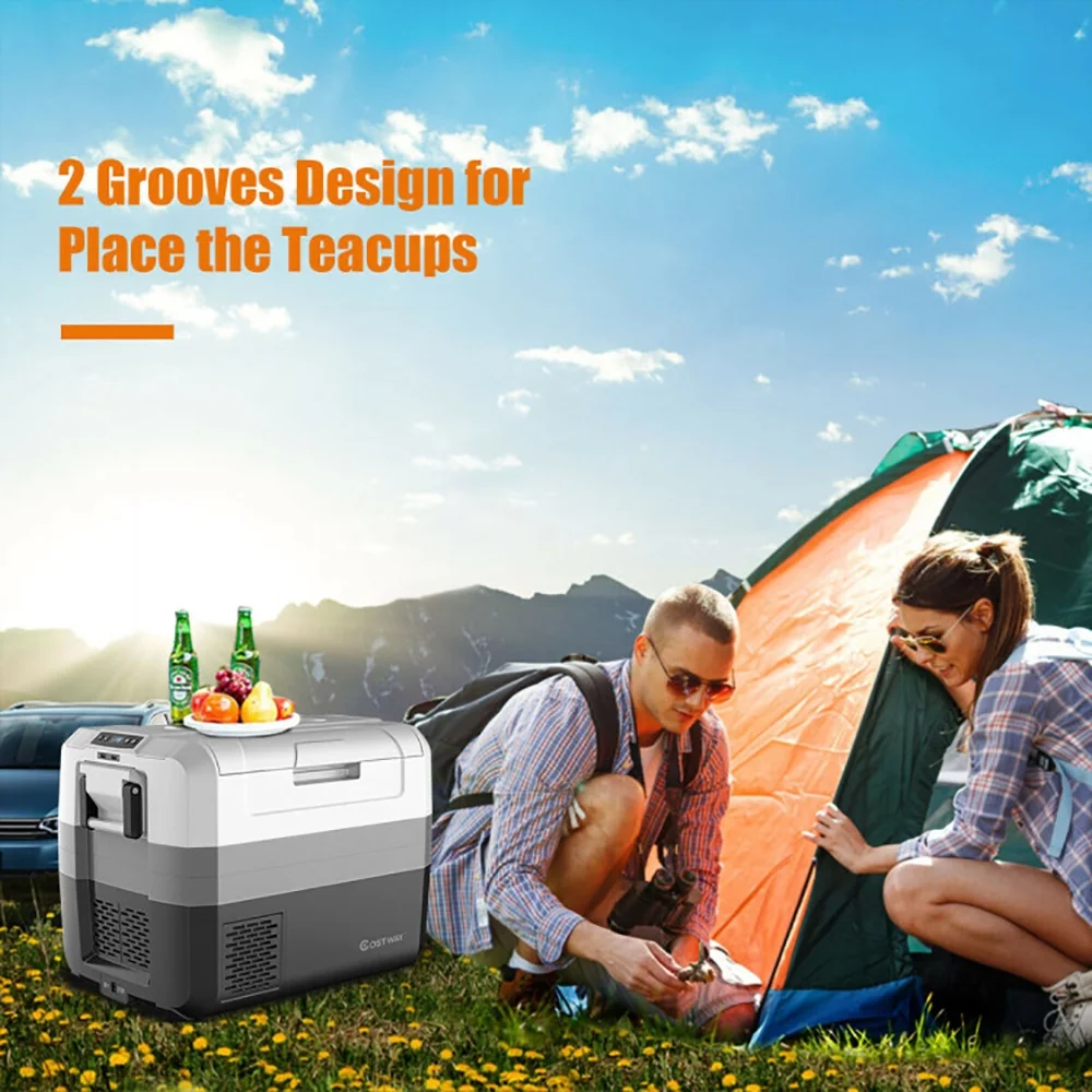 Kepooman Portable Cooler,Camping Cooler,58 Quart Portable Electric Camping Car Cooler - Image 2