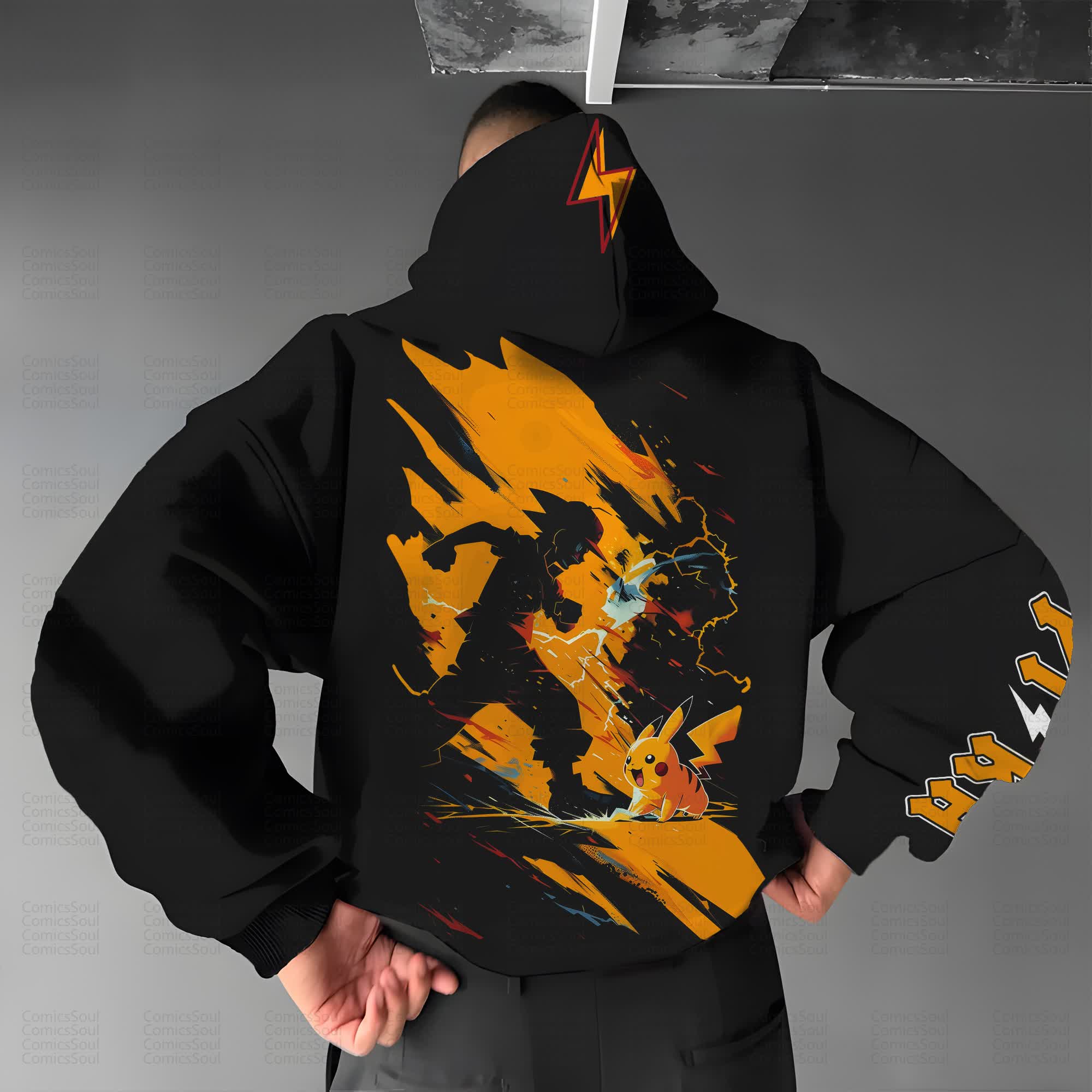 Unisex “Comicssoul” Anime Graphic Streetwear Vintage Hoodie
