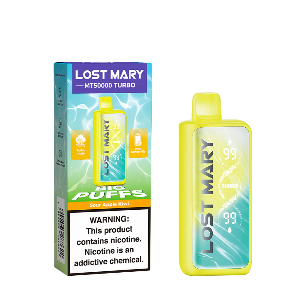 LOST MARY MT50K Turbo újratölthető eldobható e-cigaretta (minden íz)