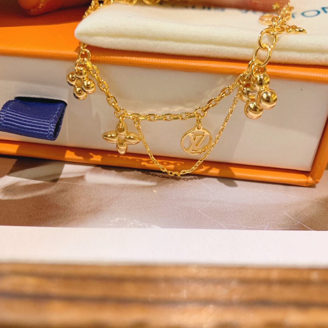 Louis Vuitton Chain with Charms Bracelet - Original Replica Club