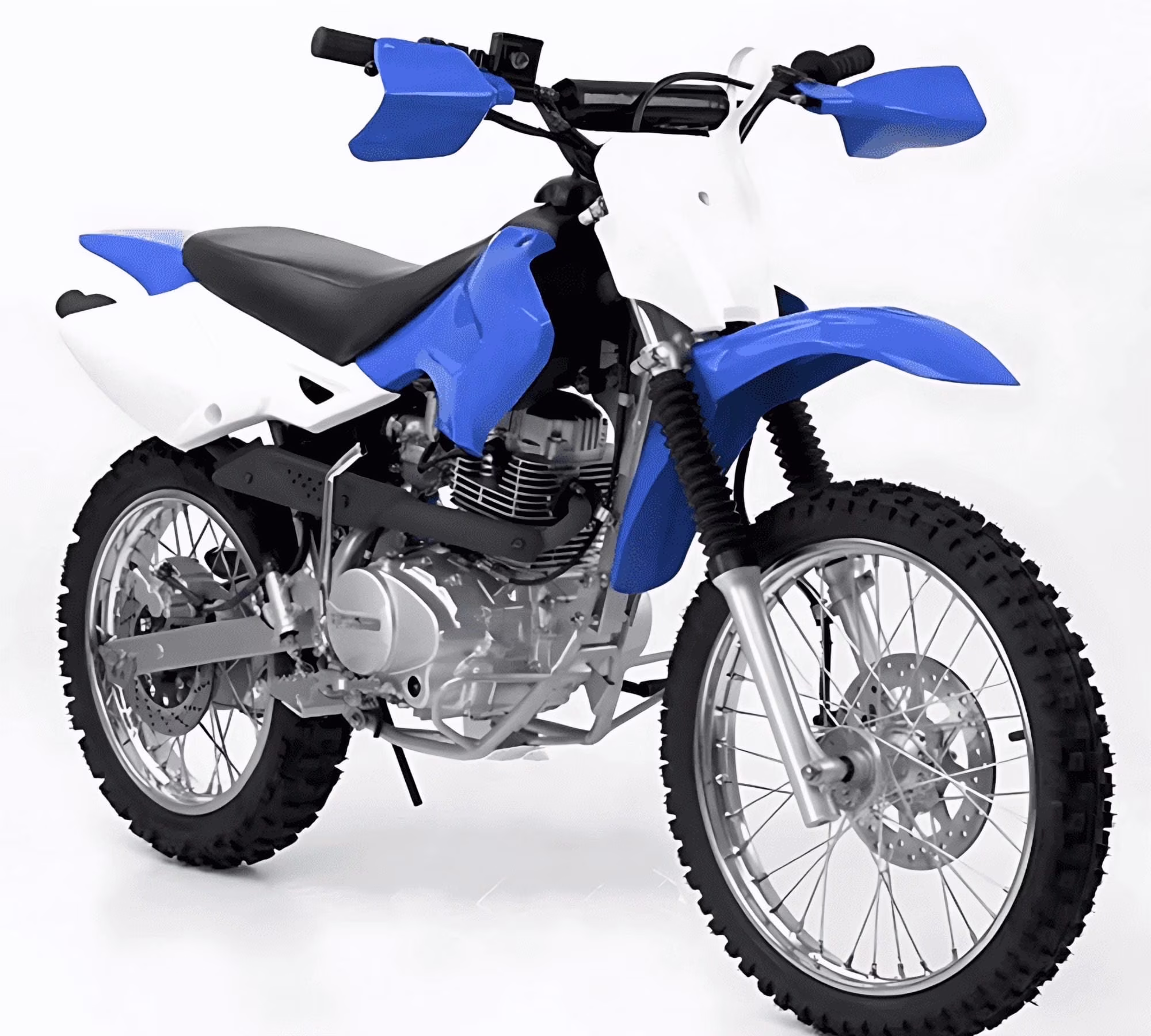 Trailmaster JHL Pro Series TM LX250 Premium Mid - Size Dirt Bike, Electric Start, Extended Frame, 21 in Front Tire, 37.4 Seat Height, Manual Trans (Blue)(Blue)