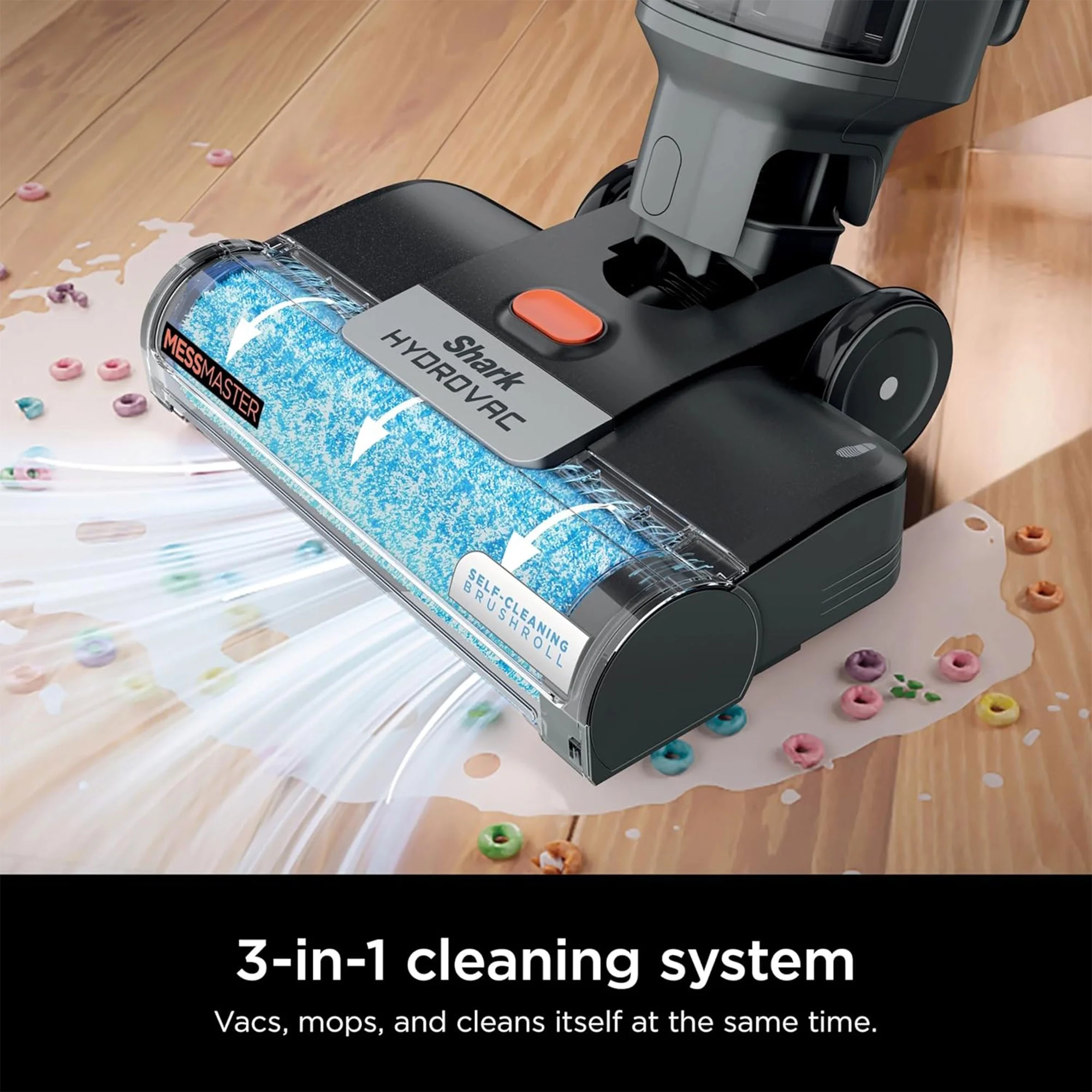 Shark HydroVac MessMaster Wet Dry Corded Vacuum Cleaner, 3-in-1 Multi-Surface Vacuum Mop & Self-Cleaning System, Lightweight, Powerful Suction, for Hard Floors & Area Rugs, WD160 - Image 12