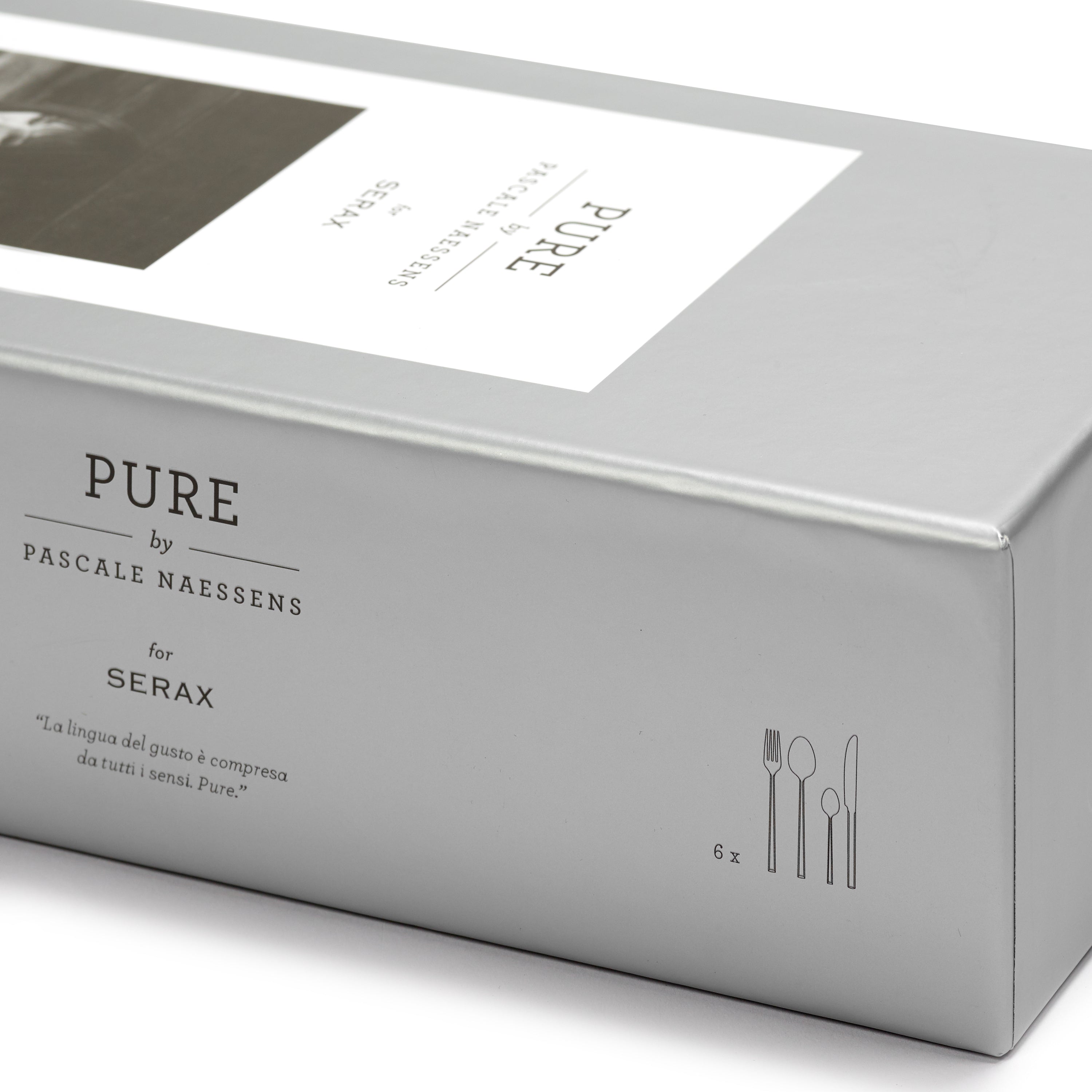 SERAX - Pascale Naessens - Pure Bestekset 24-delig - Zilver