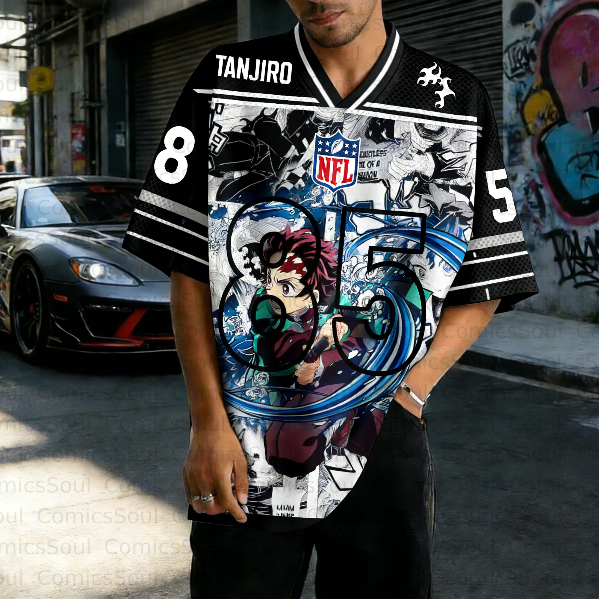 Unisex Anime Inspired Vintage T-Shirt