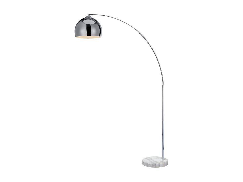 Lámpara LED de Pie Estándar Curvada y Cromada Arquer hogardiseno Home VN-L00010-EU