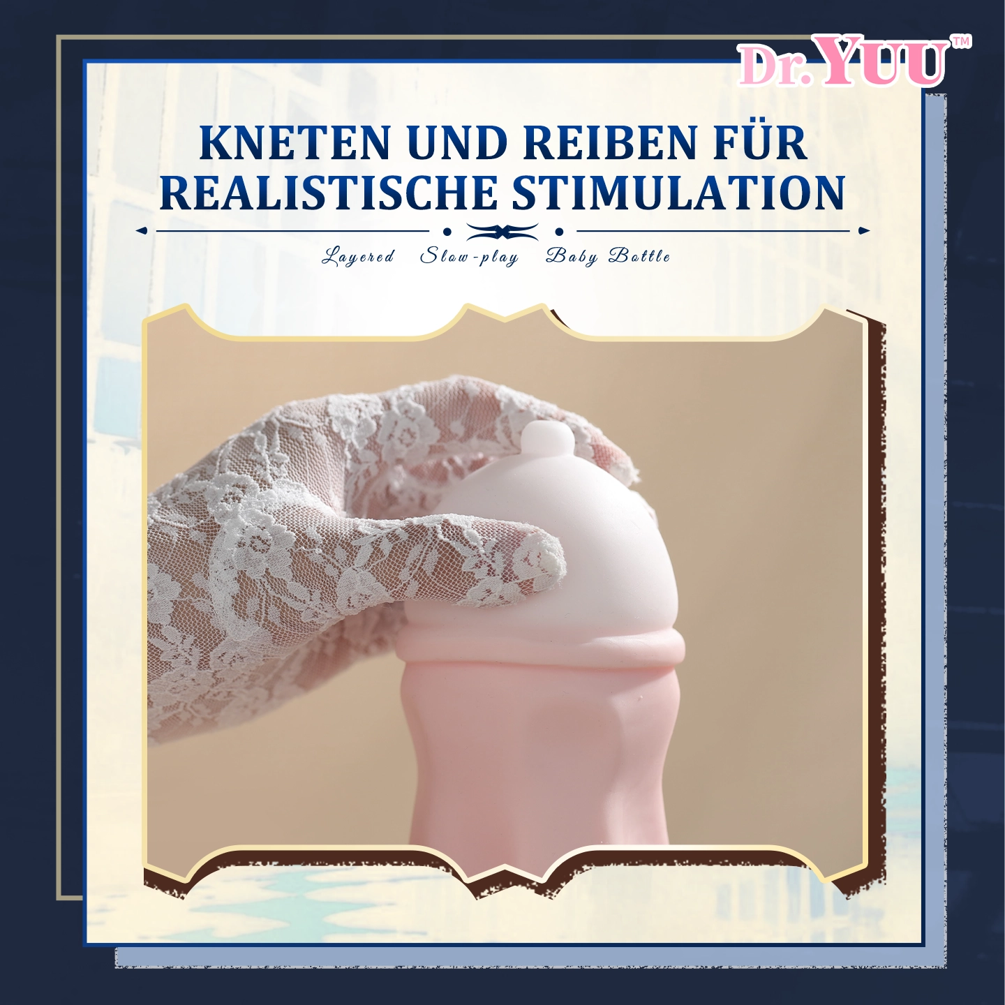 Weicher Brust-Masturbator beim Kneten