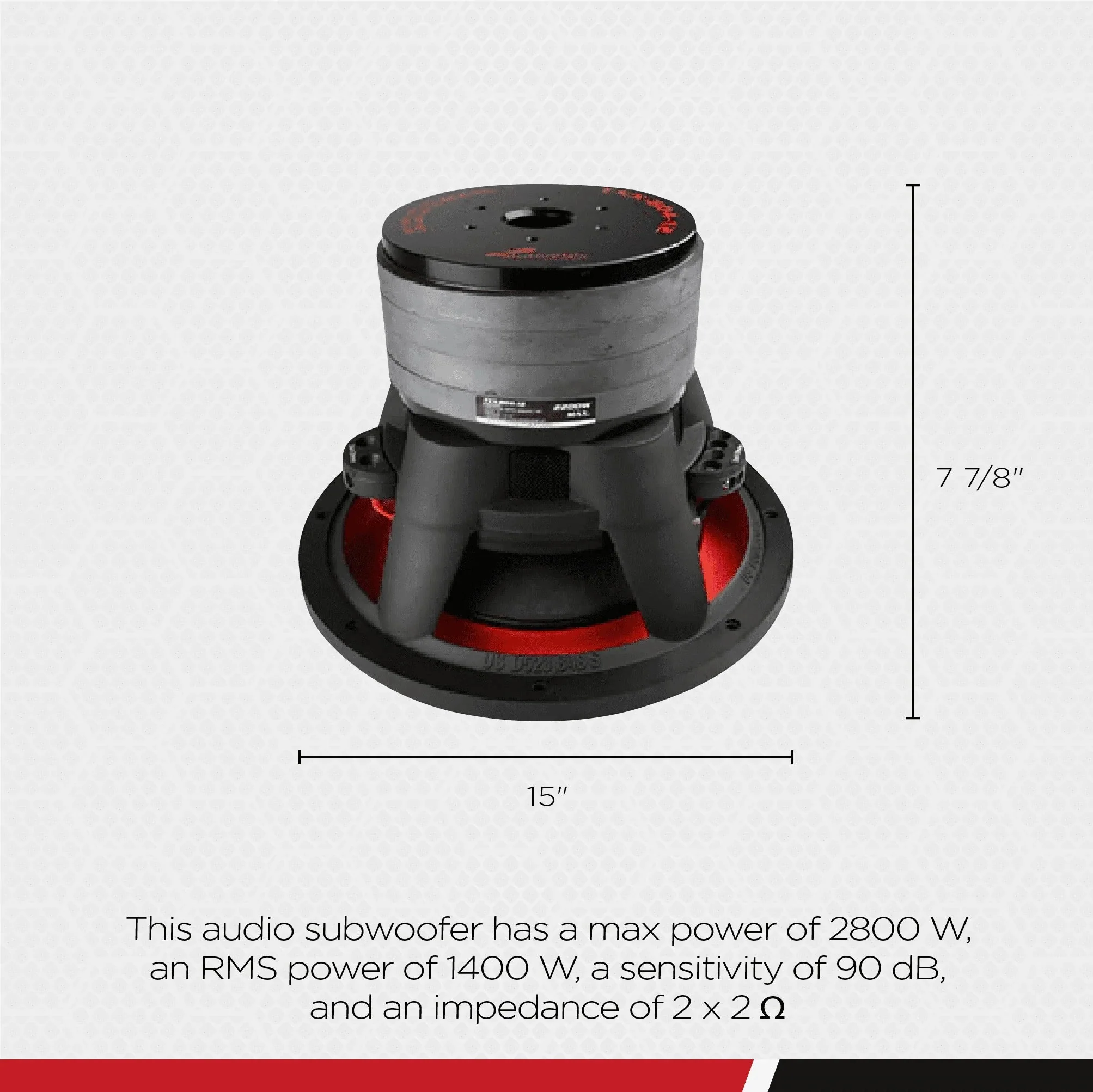 AudioPipe 15-Inch Dual 2 Ohm Car Audio Subwoofer - TXX-BDC4-15D2 - Image 4 AudioPipe 15-Inch Dual 2 Ohm Car Audio Subwoofer - TXX-BDC4-15D2 - Image 4
