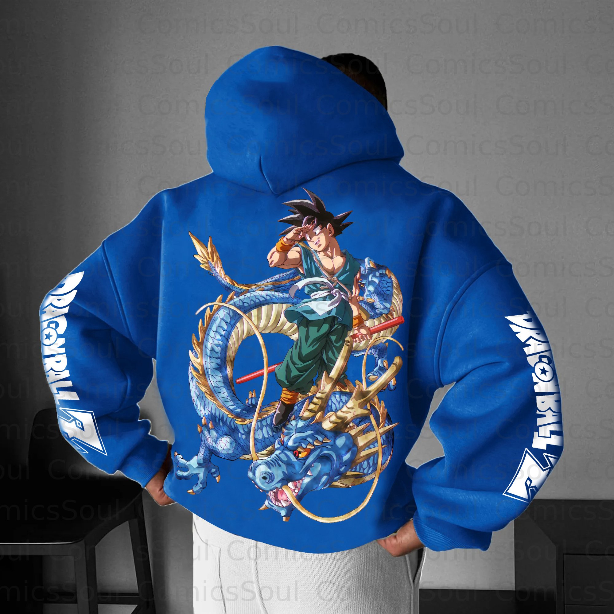 Unisex Anime Graphic Streetwear Vintage Plush Hoodie