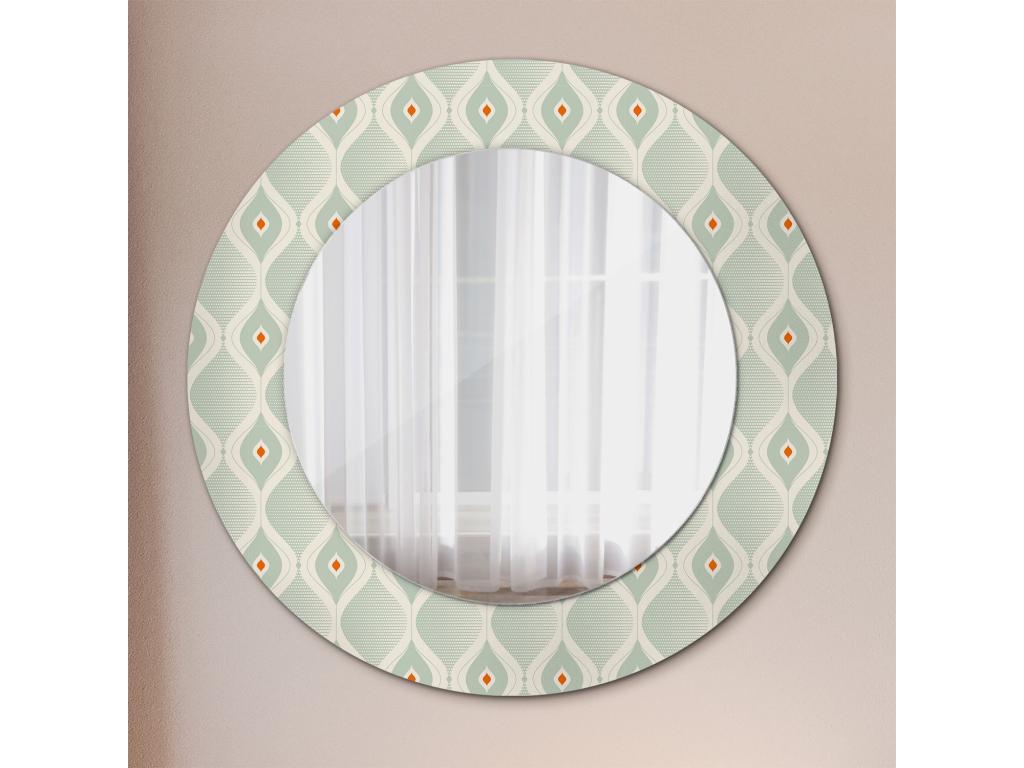 Espejo decorativo redondo - Modelo vintage clásico - 50 cm