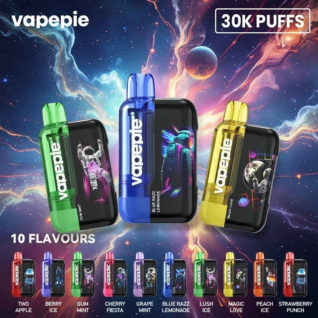 VAPEPIE Ultra Phantom 30.000 Züge – Einweg Vape mit 3D-Display & Mesh Coil