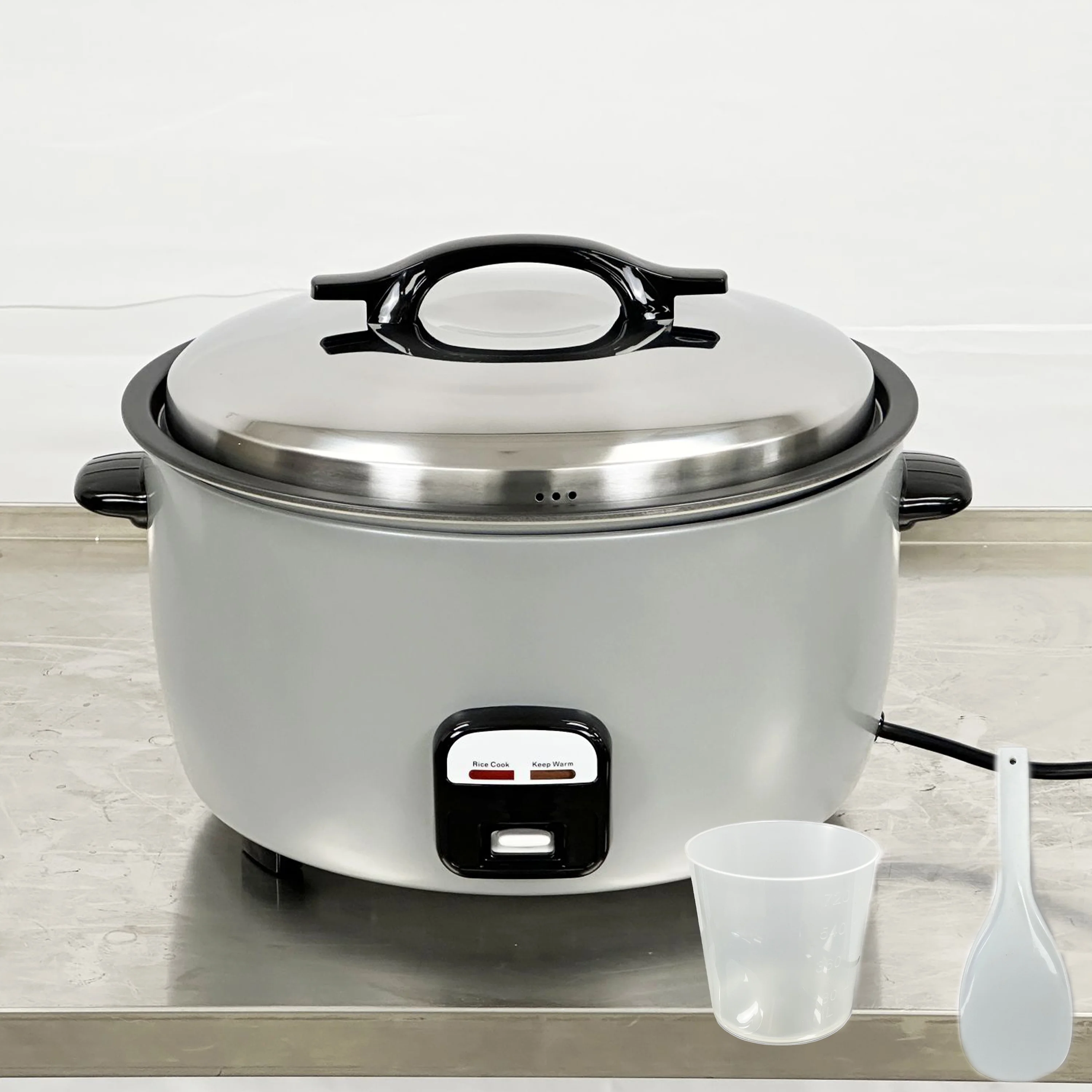 NSF Commercial Rice Cooker Warmer 30 Cup Uncooked Rice, 120V Rice Cooker 1550W - Image 9
