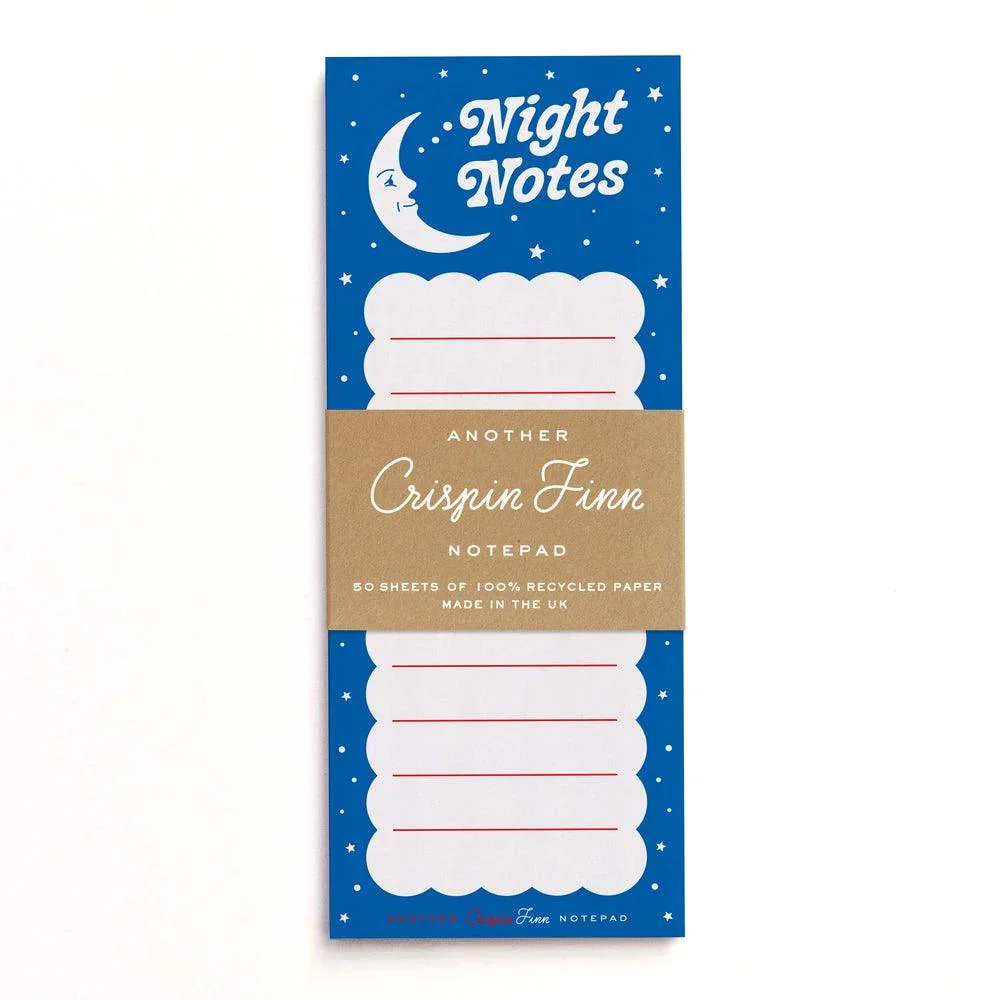 Crispin Finn Night Notes Note Pad