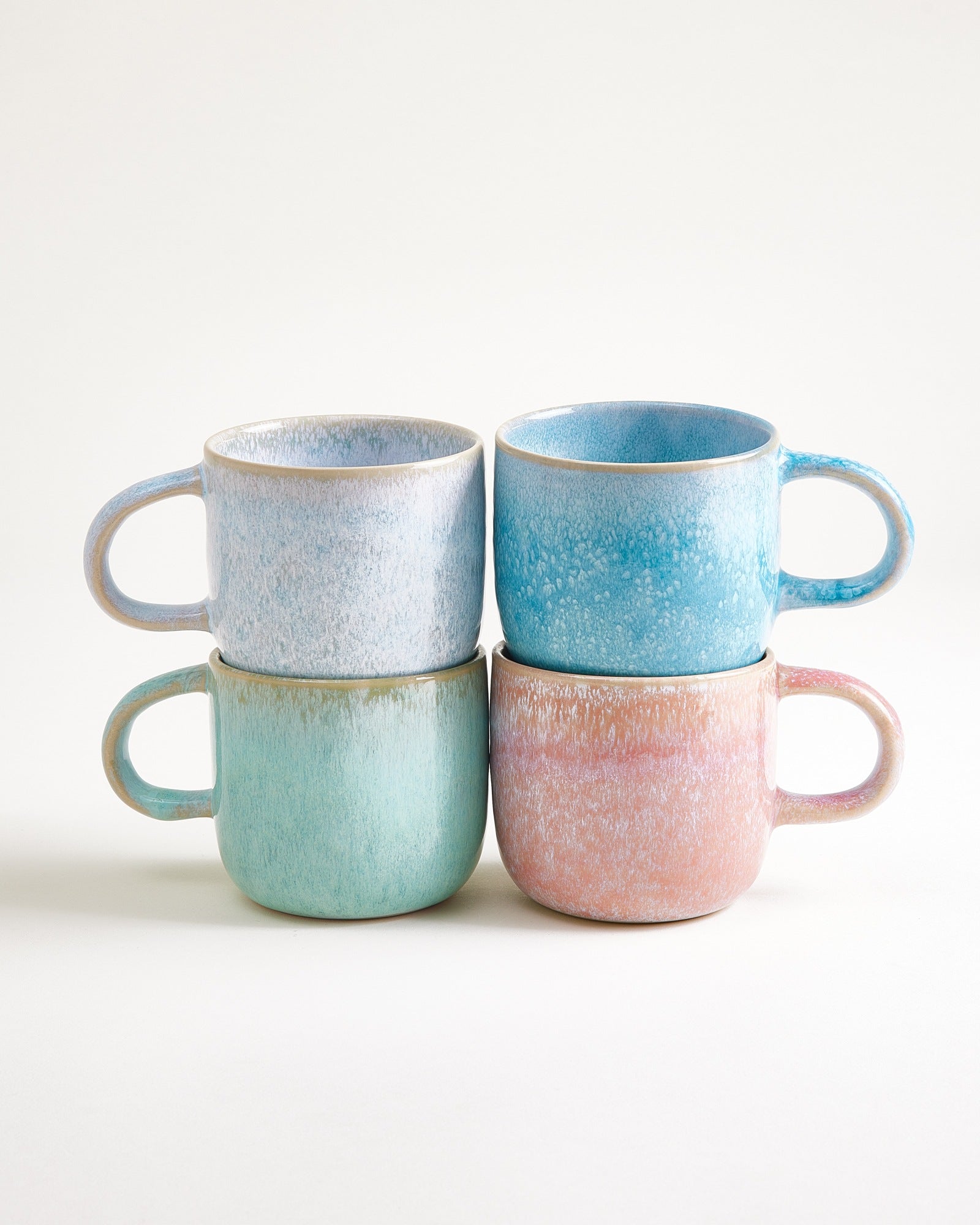Cordoama Tasse groß Soft Ombré mix 4er-Set