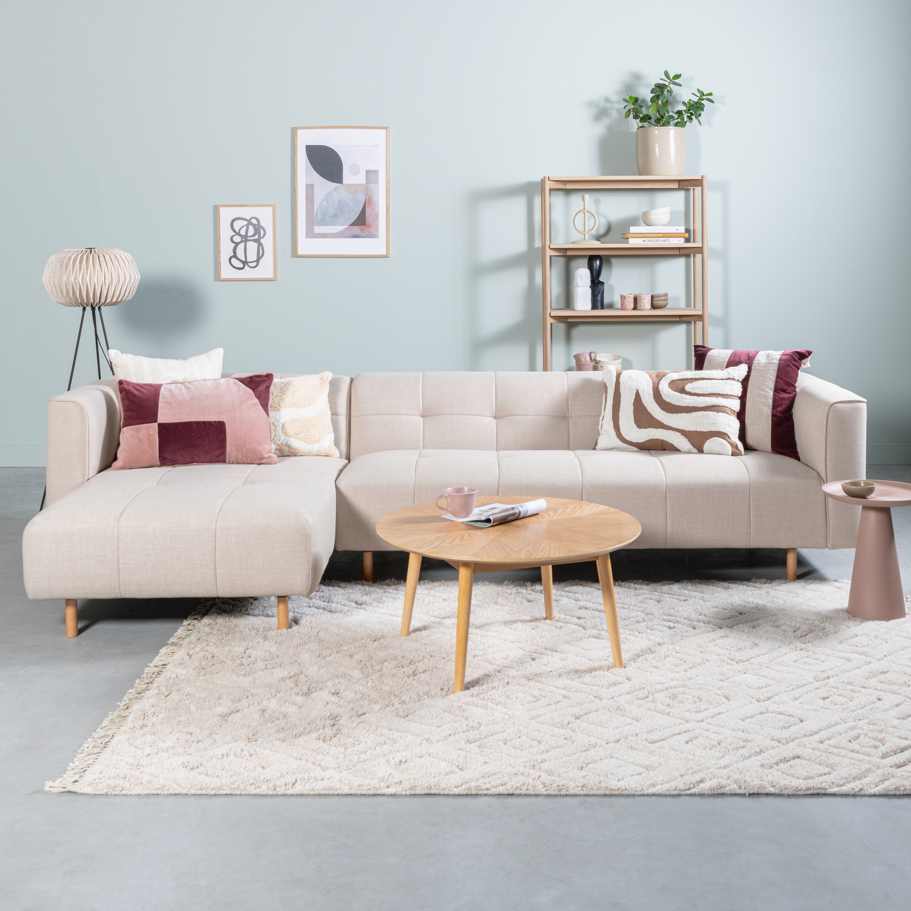 Blokker basic Finn Salontafel - Bruin