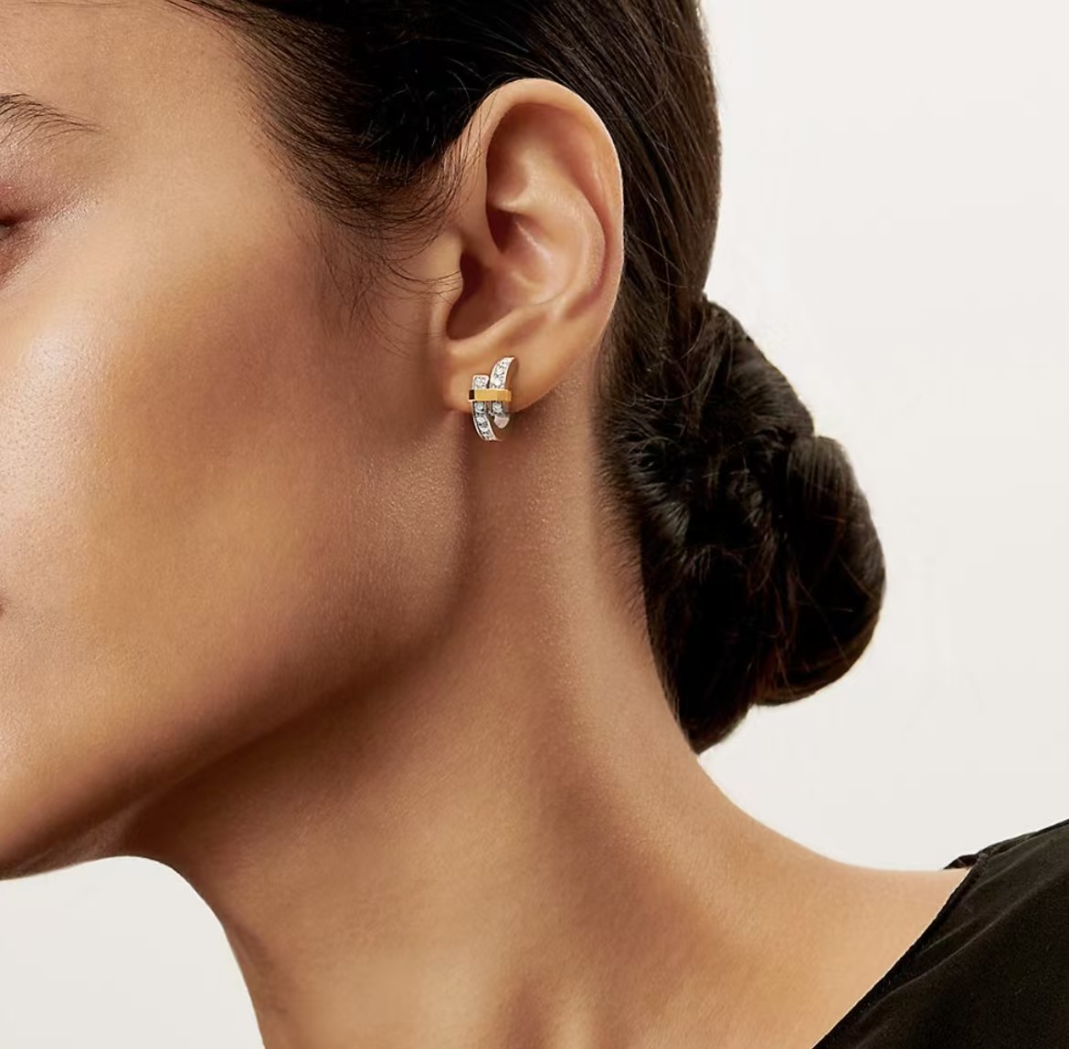 Tiffany Edge Hoop Earrings - Original Replica Club