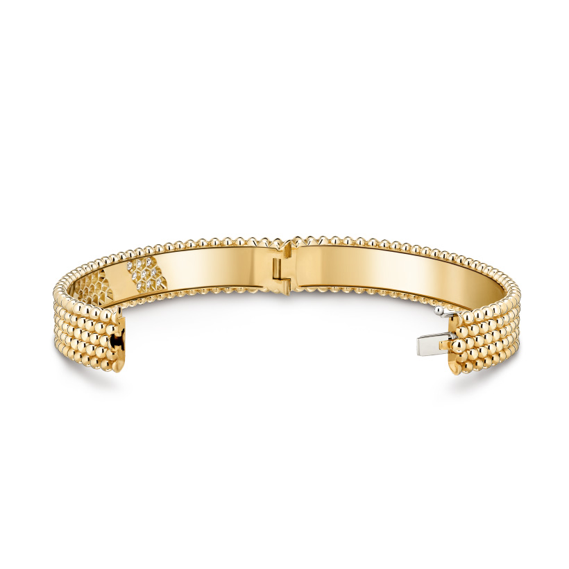 Replicate Perlée diamonds bracelet, 5 rows, medium model(1:1 replica) - Original Replica Club