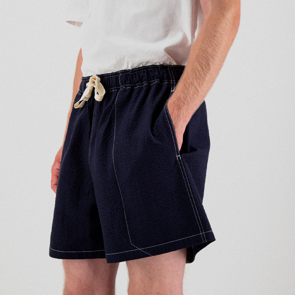 Howlin' - Short Magic Crispy Seersucker - Marine