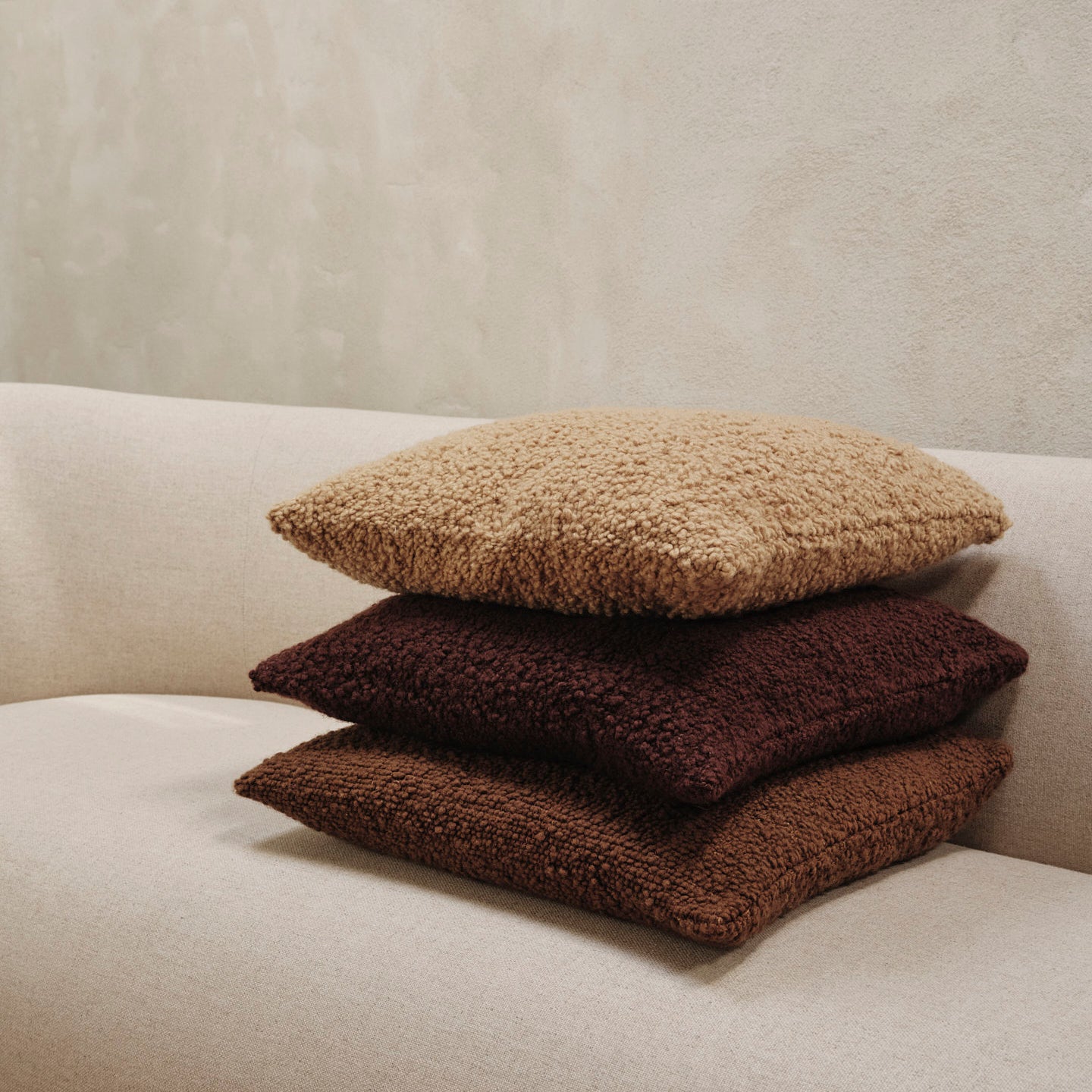 Ferm Living Moor Sierkussen - Dark Pecan