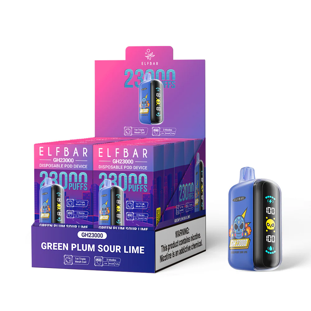ELFBAR GH23000 kertakäyttöinen sähkötupakka (kaikki maut)