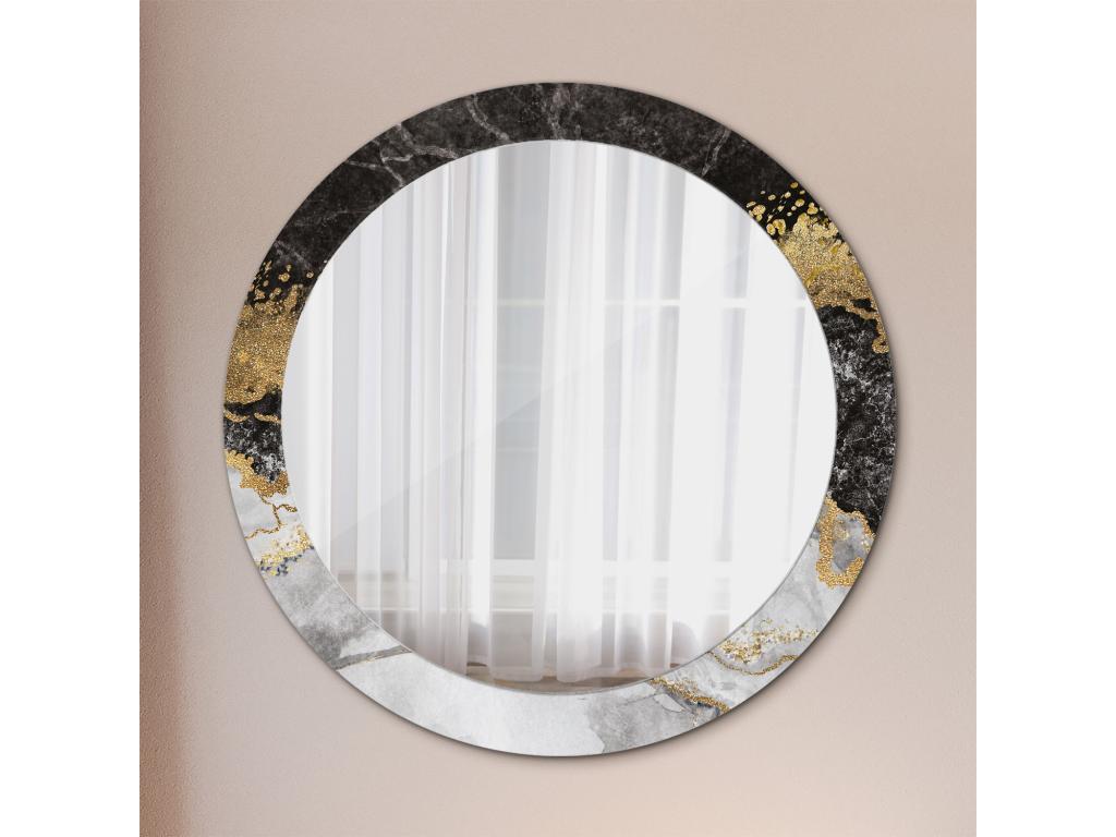 Espejo redondo decorativo - Marble Loft - 80 cm
