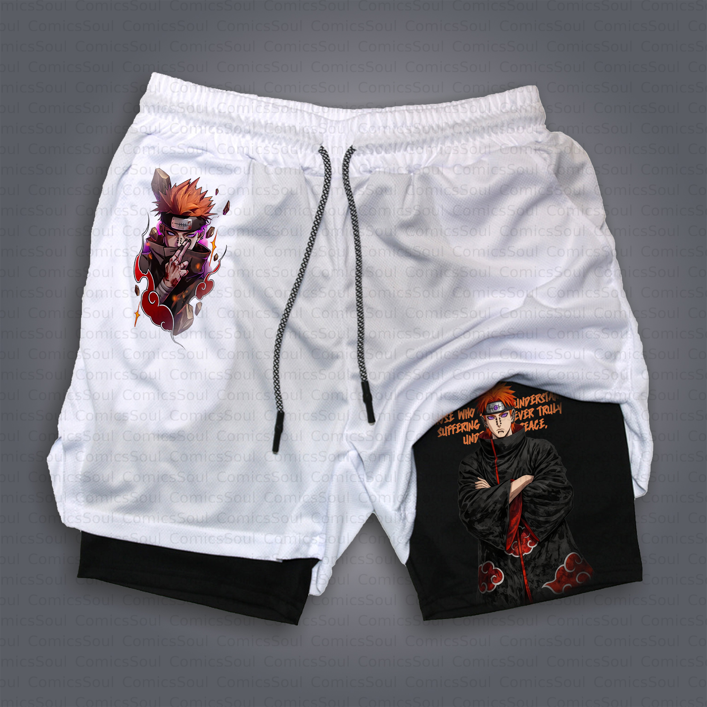 Unisex Casual Anime Style Shorts
