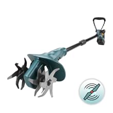 Motobineuse 4 Lames with Protection Anti Projectiles - Ameublir le Sol, Pr